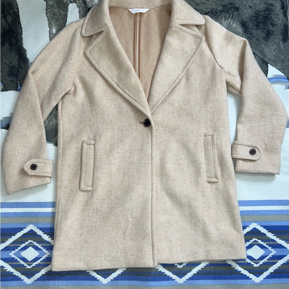 Women’s LC Lauren Conrad Over Coat In Camel Size M